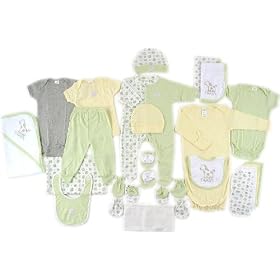 Luvable Friends 24-Piece Layette Starter Set, Green, 0-6 Months