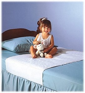 Cotton Twin Mattress Pad - Saddle Style