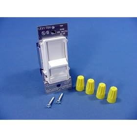 Leviton 604-6633PW Decora Slide Dimmer 3-Way Switch by Leviton