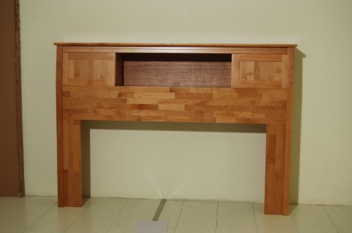 Alder Bookcase Headbord (King)