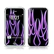 Purple Neon Flames Design Protective Skin Decal Sticker for Apple iPhone (2G)1st Generation