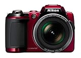 Nikon COOLPIX L120 14.1 MP Digital Camera with 21x NIKKOR Wide-Angle Optical Zoom Lens and 3-Inch LCD (Red)