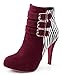 Aisun Women's Fashion Stiletto High Heel Zebra Booties