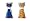Salt and Pepper Shaker Set, Mr Salt n Mrs Pepper, Cats, Porcelain Shakers in Cute Gift Box
