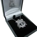 Liverpool FC. Stainless Steel Crest Pendant and 19" Chain