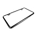 Slim Black Steel License Plate Frame with 2 Holes, Lifetime Warranty
