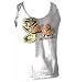 The Karate Kid Classic Martial Arts Movie COBRA KAI Adult White Muscle Tank Top Shirt, Large