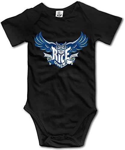 NORAL Babys Boy's/Girl's Rice University Baby Climbing Clothes Black Size 6 M