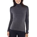 Merona&reg; Collection Womens Merino Wool Turtleneck Sweater - Charcoal