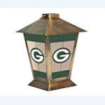 Green Bay Packers NFL Glass & Metal Candle Lantern (11")