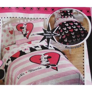 Minnie Mouse Full Sheet and Comforter Set