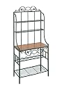 Powell Green Baker's Rack