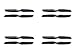 4 x Quantity of Walkera Runner 250 (R) Advanced GPS Quadcopter Drone Runner 250(R)-Z-01 Propellers Blades Props Set Self Tightening