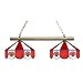 Sports Fan Products 7909GL2-MAR NCAA Maryland Terrapins 2-Light Stained Glass Hanging Lamp