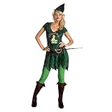 Buyseasons Sassy Peter Pan Adult Costume - Small (4-6)