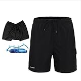 Santic Men's Padded Loose Fit Black Gray