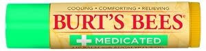 Burt's Bees Medicated Lip Balm with Eucalyptus, 0.15 Ounce (Pack of 3)