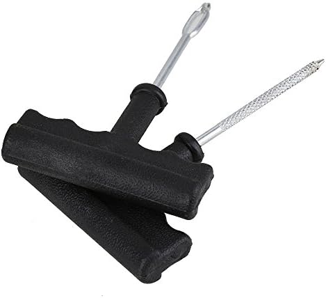 A Set of 2pcs Emergency Car Van Motorcycle Tubeless Tyre Puncture Repair Plug Kits Rasp Needle Patch Fix Tools