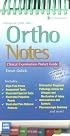 Ortho Notes: A Clinical Examination Pocket Guide