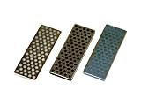 DMT WS7K2 Mini Diamond Ski and  Snowboard Stone - Kit of 3 Stones in Coarse, Xtra Coarse, and XX Coarse