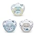NUK Orthodontic Pacifier Value Pack, Boy, 0-6 Months, 3-Pack