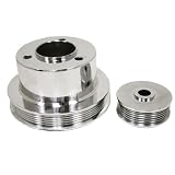 CHEVY TRUCK 454 7.4L 88-93 BILLET SERPENTINE PULLEY SET- POLISHED by CFR Performance