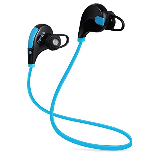 Sundix(TM) Bluetooth 4.1 Headphones with Microphone Sweatproof In-ear Sports Wireless Headset Earbuds for Android Phone, iPhone 6/6s/6s plus, etc, iPad, iPod, Audio Players, Tablets and More.