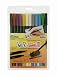 Uchida 1122-12D Le Plume II Double-Ended Markers with Brush and Fine Tips, Basic, Set of 12