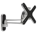 Schwenkbare vollbewegliche TV Wandhalterung PM-STYLE-23B (ultra flexibel). 97mm-257mm Wandabstand mit VESA 75 x 75 bis 100 x 100, auch 100 x 75 (entspricht 13"-28 Zoll, auch 18 und 22). Wandhalter optimal f�r Plasma, LCD und LED Fernseher von Panasonic, Sony, Samsung, LG und Toshiba. Mit 15 kg Tragkraft eine f�r fast alle Flachbildfernseher und TFT geeignete Monitorhalterung. 360� drehbar, +/-90� schwenkbar und +/-15� neigbar. Original PureMounts Wandhalterungen.