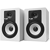 Fluid Audio C5 Bluetooth (Pair) - 5" Active Studio Monitors with Bluetooth, White