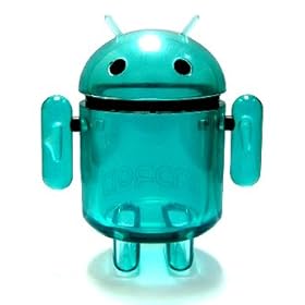  Android Mini Collectible Series 02 Clear Blue Bot ?/?? Ratio Vinyl Mystery Variant Toy Robot Figure