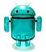 Android Mini Collectible Series 02 Clear Blue Bot ?/?? Ratio Vinyl Mystery Variant Toy Robot Figure