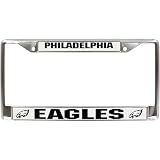 Philadelphia Eagles Chrome License Plate Holder