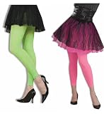 80s Neon Footless Leggings Costume Accessory