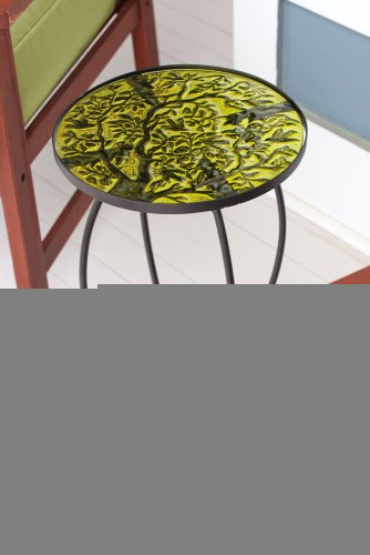 Tree of Life Round Glass Table
