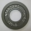 1.25 Lb. Gray Cast Iron Olympic Plates (Pair)