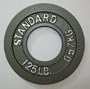 1.25 Lb. Gray Cast Iron Olympic Plates (Pair)