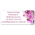 Adress-Etiketten "Orchidee" mit Ihrer kompletten Adresse, 160 St�ck, ca. 56 x 23 mm, f�r bis zu 5 Zeilen Text
