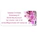Adress-Etiketten "Orchidee" mit Ihrer kompletten Adresse, 160 St�ck, ca. 56 x 23 mm, f�r bis zu 5 Zeilen Text