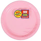 New Pink Big Party Pack - Dinner Plates (60 count)