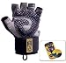GoFit Diamond-Tac Weightlifting Wrist Wrap Gloves (XL) (Set of Three)