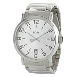 Hugo Boss Mens 1512361 HB239 Silver Dial Stain
