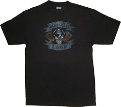 Bon Jovi 1989 Skull T-Shirt Black