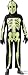 Kid's Glow-In-The-Dark Skeleton Costume (Medium)