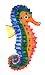 Metal Ocean Garden Art - Sea Horse