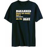 Mohammed There Are Many... But I (obviously) Am The Best Male Names Mens T-Shirt (Navy Blue, Size Large)