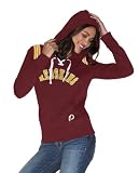 NFL Women's Washington Redskins Lace Up Hoody (Maroon, Large)