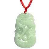 Natural Grade A Jadeite Jade Hand Carved Chinese Zodiac Amulet Pendant Necklace – Ox