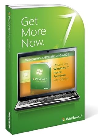 Microsoft  Windows Anytime Upgrade Windows 7, Starter to Home Premium, UPG, EN