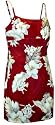 Misses White Hibiscus Hawaiian Sun Dress